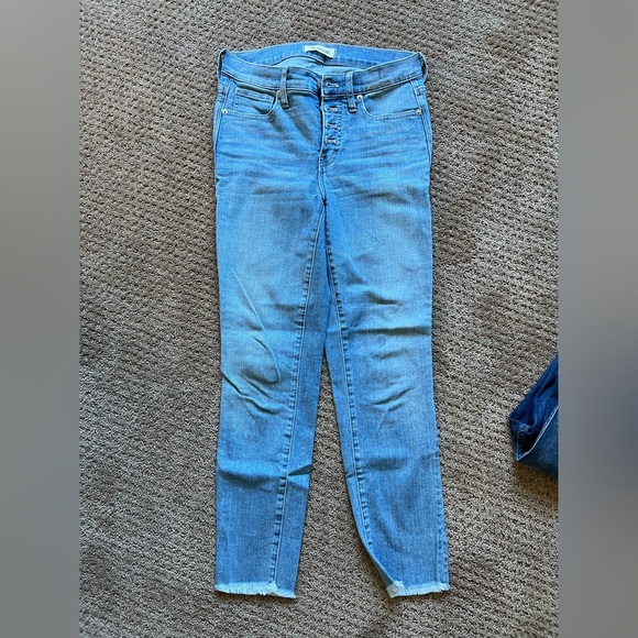 Madewell 9 in high rise skinny crop size 25 EUC - Picture 5 of 9